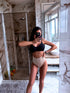 (2pcs) String type panties T0153 - BEIGE + BLACK